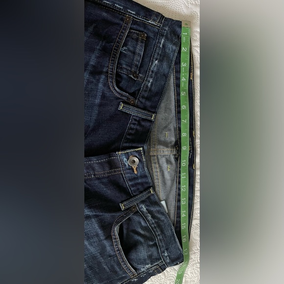 Lucky Brand LIL Maggie Low Rise flare leg Distressed Jeans. $20 OBO Size 16/33 - Picture 4 of 11